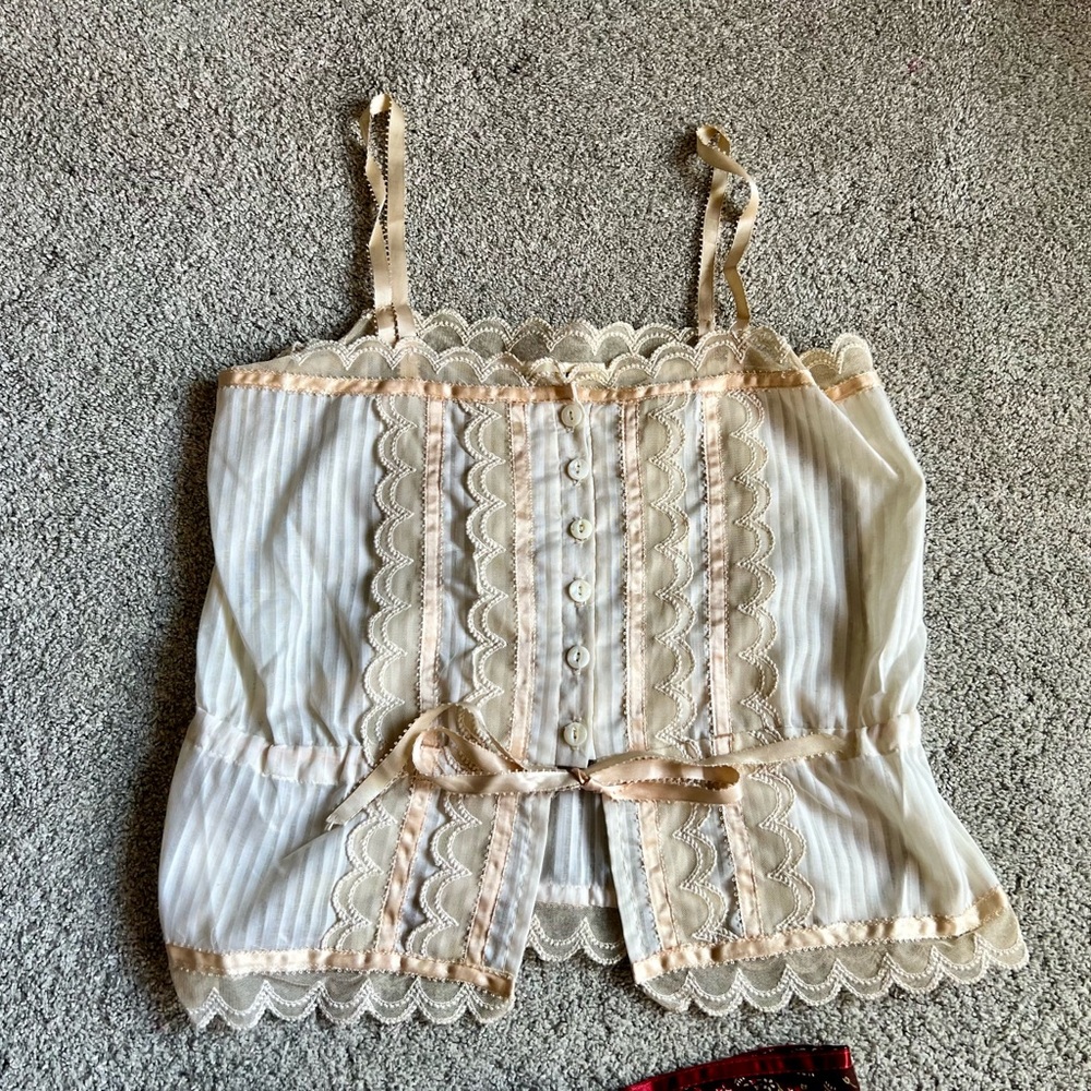 Vintage Gunne Sax Size 9 Floral Calico Prairie Set Blouse Skirt Cottagecore 70’s - Picture 2 of 11